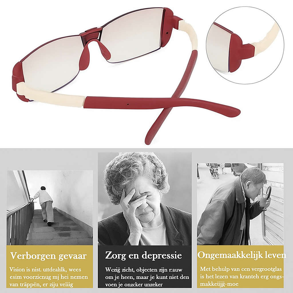 VOXY 2-in-1 Leesbril met Dubbele Focus - Koop 1, Krijg 1