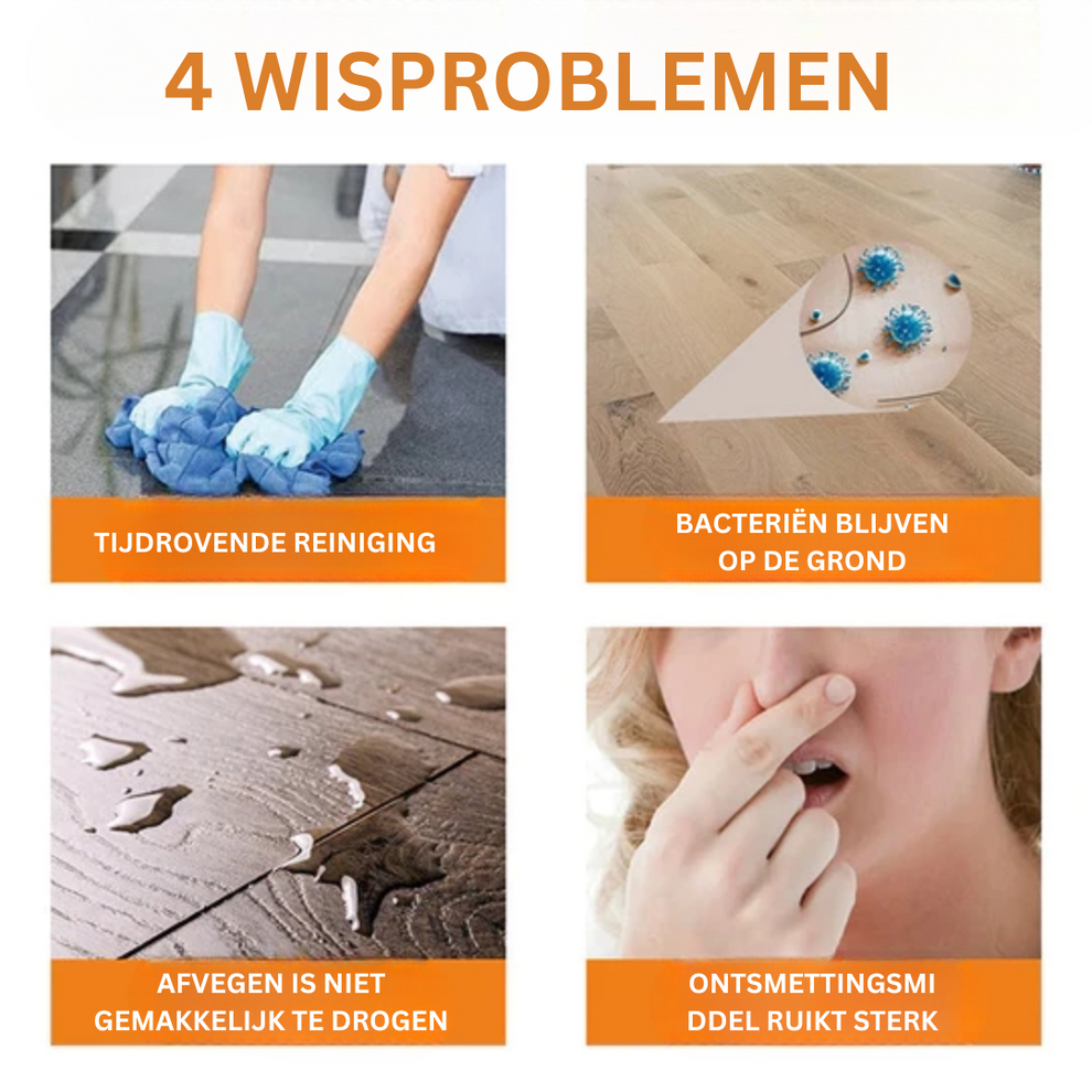 FloorCleaner | Krachtige vloerhersteller en reiniger | 1+1 gratis