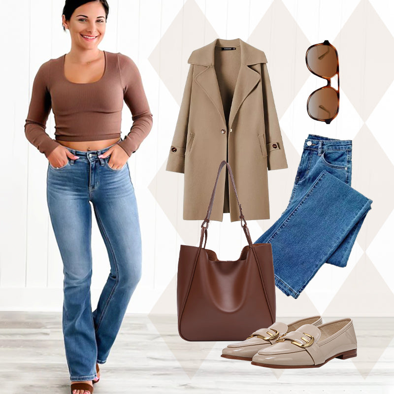 Stretch buikspierbroek met hoge taille  + 360° stretch voor een slankere look