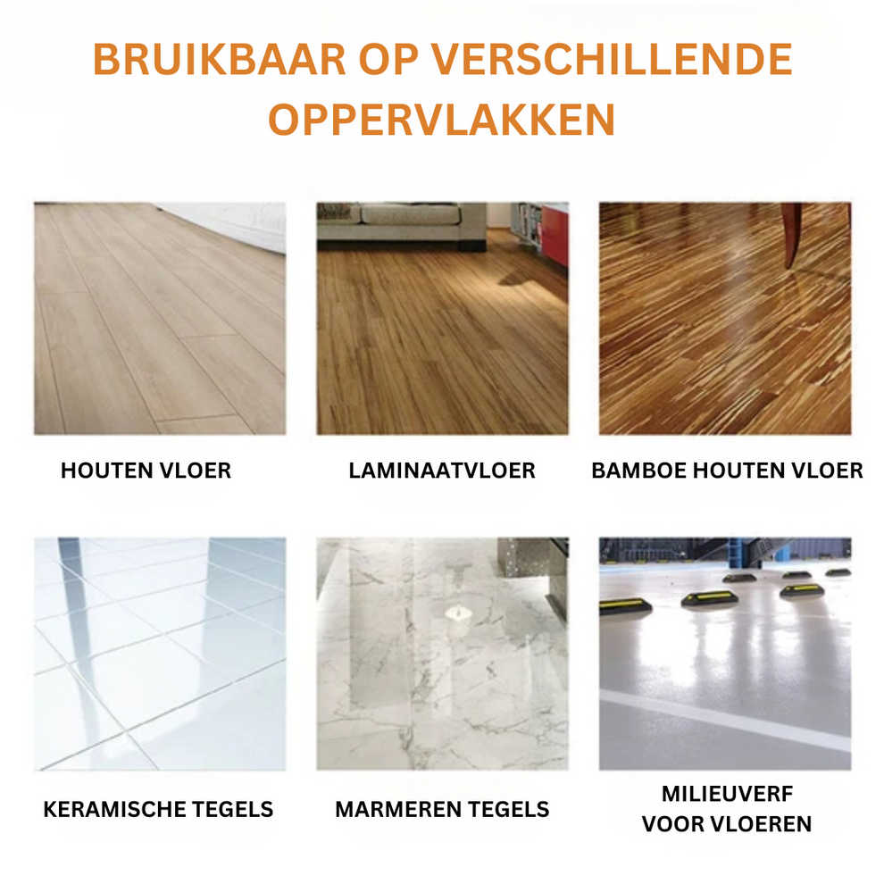 FloorCleaner | Krachtige vloerhersteller en reiniger | 1+1 gratis