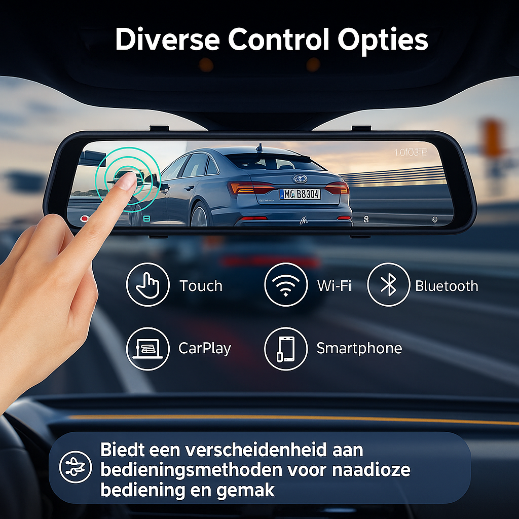 Multimedia Achteruitkijkspiegel [MET ACHTERUITRIJCAMERA]