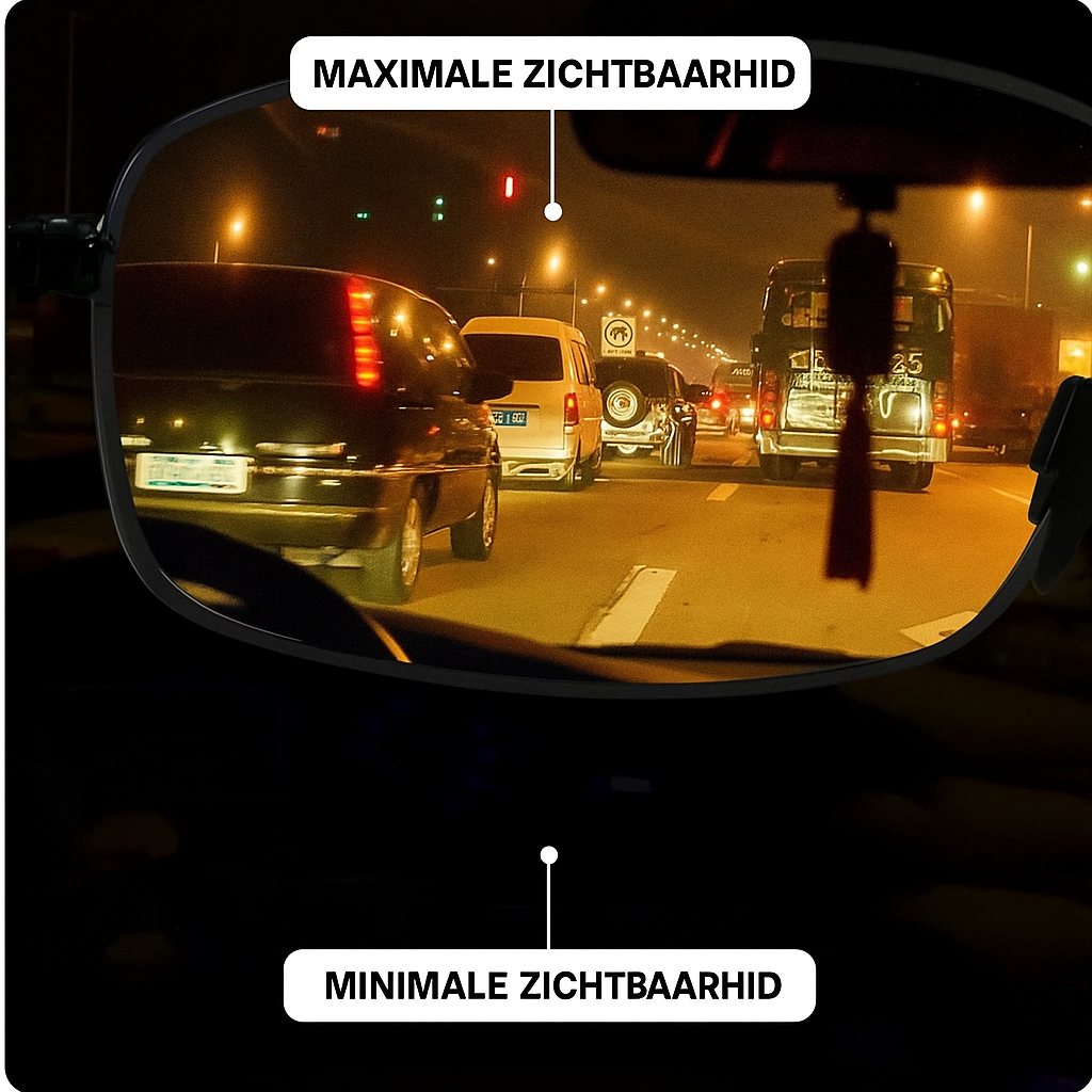 Bril met Gele Lenzen 2-in-1 voor Nachtzicht - Night Sight