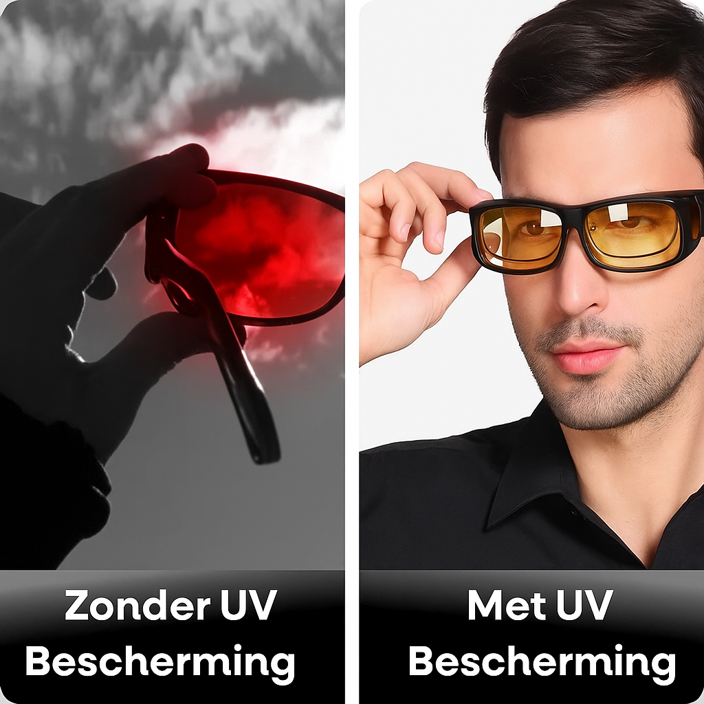 Bril met Gele Lenzen 2-in-1 voor Nachtzicht - Night Sight
