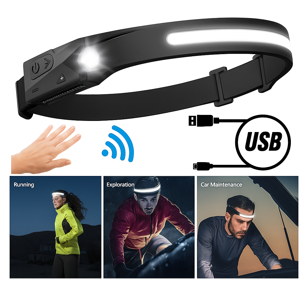 Oplaadbare LED-hoofdlamp