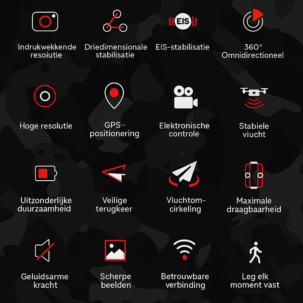 Drone F13 Pro met 3-assige EIS Gimbal Anti-Shake 8K HD Camera, 5G WiFi en GPS