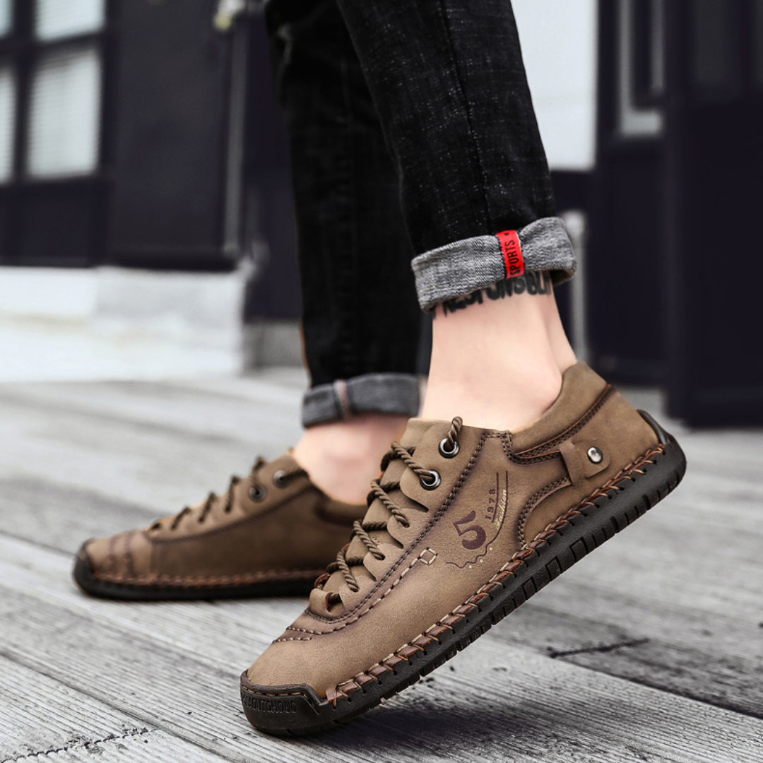 Heren Leren Sneakers Casual