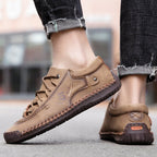 Herenleren moccasin sneakers - EliteMoc