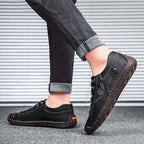 Herenleren moccasin sneakers - EliteMoc