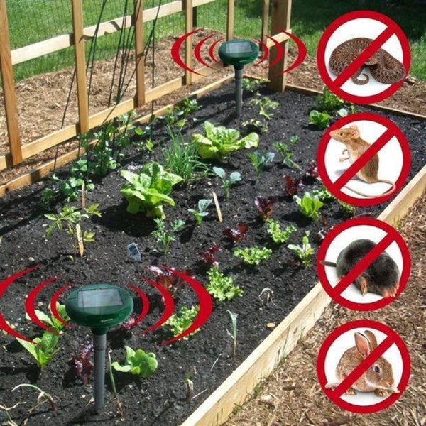 Ultrasone Zonsbescherming met Zonne-energie - 24 Uur Waterdicht Beestjesverjager