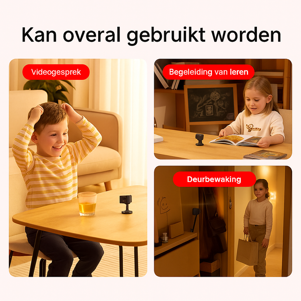 GuardCam Pro™ | Altijd beveiligd – zelfs zonder internet of stroom