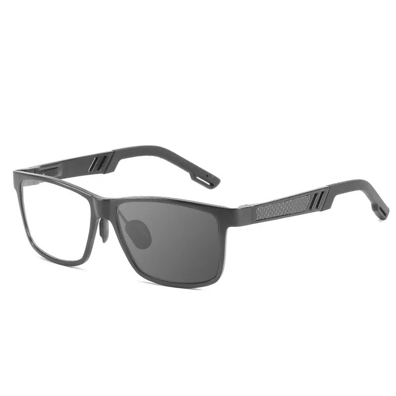 Nalion Zakelijke modieuze aluminium-magnesium leesbril met kleurveranderende multifocale lenzen