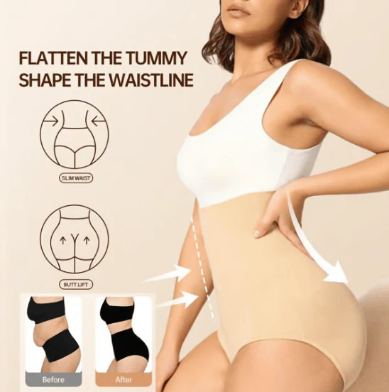 Shapewear slip met hoge taille en buikcontrole [Koop 1 krijg 1 gratis]