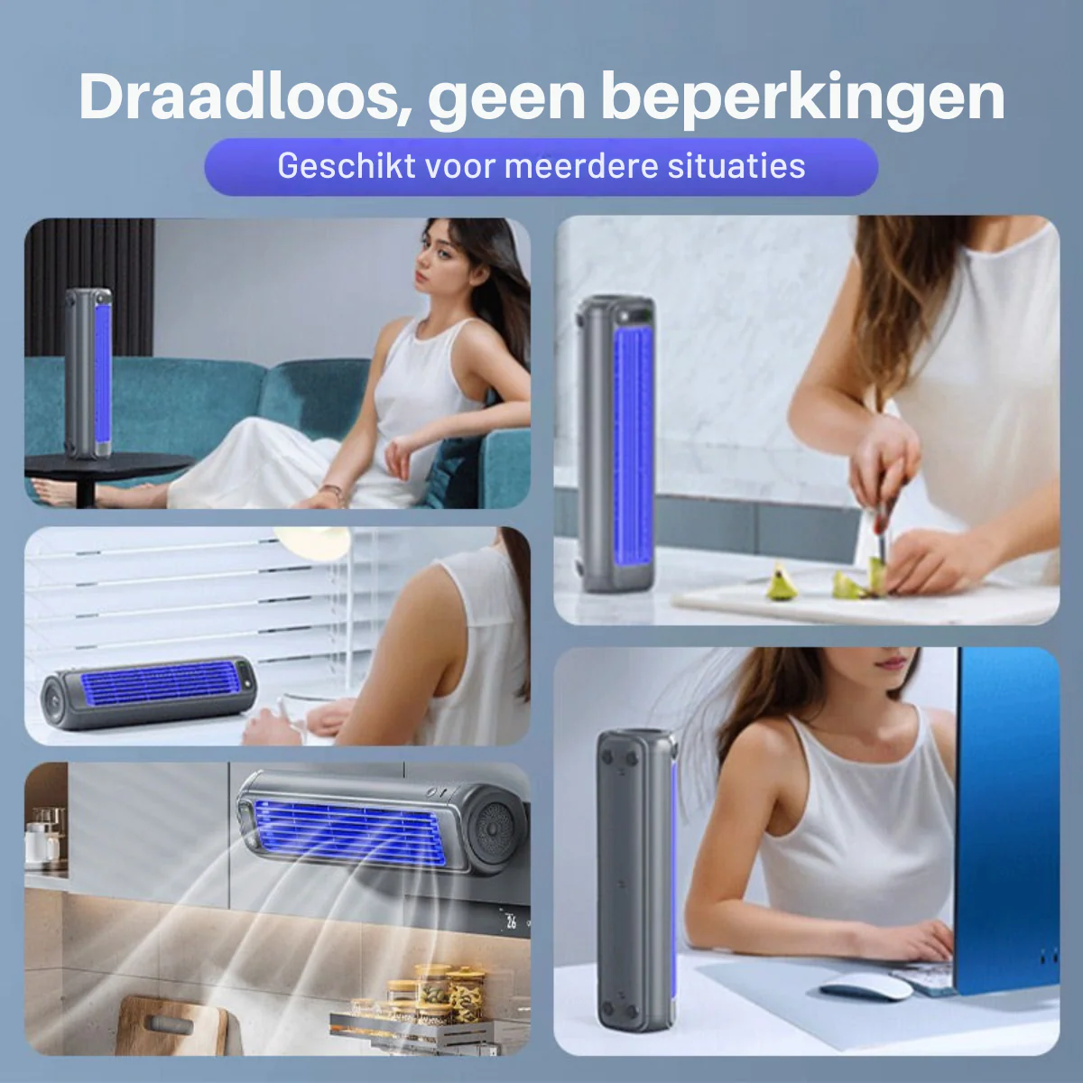 SmartCool - 2-in-1 Draagbare Airco